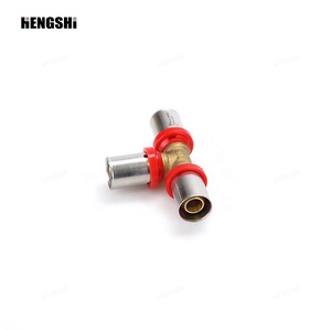 Raccords à sertir PEX HENGSHI 16-32 mm en laiton pour tuyaux multicouches (MLCP) - Product Image 3