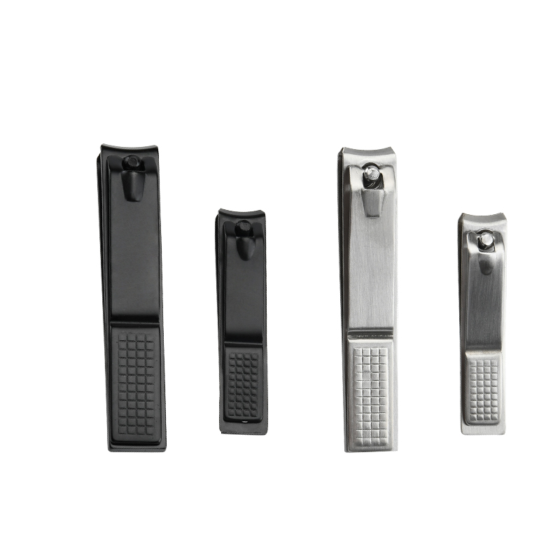 Amazon, Лидер продаж, маникюрные щипчики для ногтей, набор, черные, серые, нержавеющая сталь, 3 шт., щипчики для ногтей