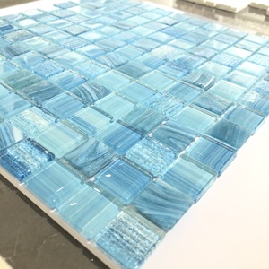 Kết hợp màu xanh màu sắc hồ bơi hoàn hảo sử dụng tinh thể thủy tinh hồ bơi Gạch Mosaic hồ bơi khảm - Product Image 4