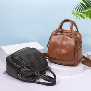 <span class=keywords><strong>Sac</strong></span> à <span class=keywords><strong>dos</strong></span> épais pour femmes, nouveau style coréen, tendance, en <span class=keywords><strong>cuir</strong></span> PU souple, élégant, polyvalent, simple, style universitaire, décontracté, voyage - Product Image 3