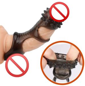 Thân Thiện Với Môi TPE Nam Tay Áo Dương Vật Vòng Chu vi Mở Rộng BDSM Dương Vật Giả Công Cụ Cho Nam Giới G-Spot Kích Thích Dành Cho Người Lớn Quan Hệ Tình Dục Đồ Chơi - Product Image 4