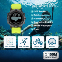 Reloj Deportivo GPS Sunroad Master para Registro de Actividad de Entrenamiento, Métricas de Rendimiento de Triatlón, Rastreador de Fitness para Atletas Profesionales