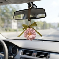 Diffuseur d'arômes en pierre de gypse personnalisé avec logo, en forme de fleur, pour voiture, à suspendre au rétroviseur ou dans la penderie, vente en gros