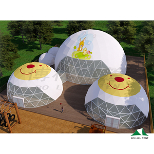 Bolin 9M Thiết Kế Ban Đầu Ngoài Trời Glamping <span class=keywords><strong>Dome</strong></span> Lớn Ngoài Trời Đám Cưới <span class=keywords><strong>Dome</strong></span> Lều Với PVC/PVDF Bìa - Product Image 5
