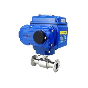 Válvula de Bola Sanitaria Motorizada de 2 Vías SS304 SS316 DN 50 DN100 200 Tri-Clamp OEM Personalizable, ¡Venta Caliente! - Product Image 4