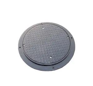 연성 주철 원형 맨홀 뚜껑 (잠금장치 및 환기구 포함) - Product Image 1