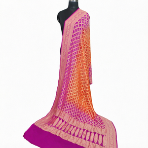 Sari de Seda de la India y Pakistán 2022, Hecho a Mano, Bordado Floral, Manga Abullonada, Cuello en V, Alta Calidad, Precio al por Mayor, para Fiestas, para Mujer - Product Image 1