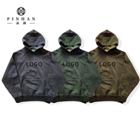 Sweat-shirts à capuche grande taille vierges de haute qualité, vente en gros, logo personnalisé en relief, fabricants de sweats en tissu coton, sweat-shirt homme surdimensionné