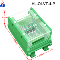 Panneau d'isolation octocoupleur à 4 canaux, Module de Conversion de tension, de Signal PLC, 1.8V 3.3V 5V 12V 24V