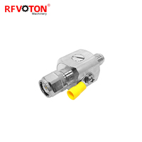 Parafoudre RF hexagonal mâle TNC vers carré femelle TNC 90V 0-3GHz
