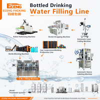 Équipement complet de mise en bouteille d'eau 12000BPH avec système de purification, remplissage, bouchage et emballage – Ligne de mise en bouteille complète