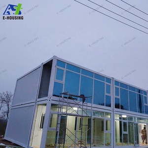 Nhà Mô-đun Đúc Sẵn Di Chuyển Được 40ft Hiện Đại Vỏ Tạm Thời Sinh Hoạt Cho Người Vô Gia Cư - Product Image 6