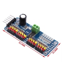 PCA9685 Module 16 canaux 12 bits PWM Servo Motor Driver IIC Module Servo Shield Module