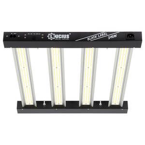 Barra de Iluminación LED para Cultivo de Plantas de Espectro Completo LM301H EVO Lm281B, Luz de Cultivo LED Eficiente de 240 W para Mayor Rendimiento en Invernaderos - Product Image 1