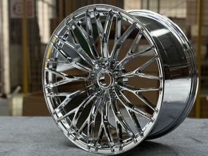 Rines de Lujo Forjados Cromados de Diseño Cóncavo Profundo con Múltiples Radios de 22 Pulgadas 5*112 5*130 para Bentley Continental, Benz Clase S, Rolls Royce - Product Image 3