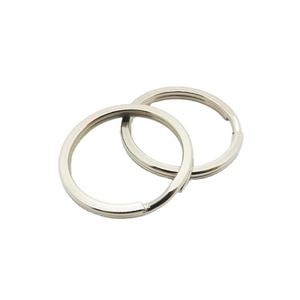 EWANG Factory Wholesale Silver <b>Key</b> Holder Iron Flat <b>Split</b> <b>Key</b> <b>Ring</b> - Product Image 2