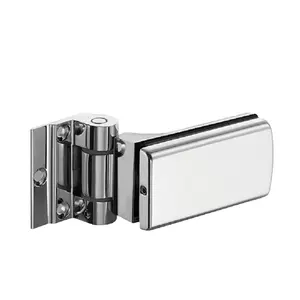 Cerniera attiva per porta in vetro accessori per il bagno in lega di zinco cerniera per doccia in vetro temperato