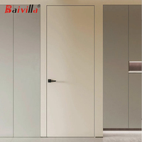 Porte invisible à charnières cachées, moderne, très vendue, pour intérieur, mur caché, panneau mural sans cadre en bois, chambre à coucher, appartement, sous-sol