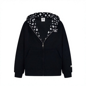 Giacca con Cappuccio Trendy a Vestibilità Ampia per Primavera Autunno, Stile Casual Versatile, <span class=keywords><strong>Felpa</strong></span> Minimalista Foderata in Pile per Calore e Moda - Product Image 5