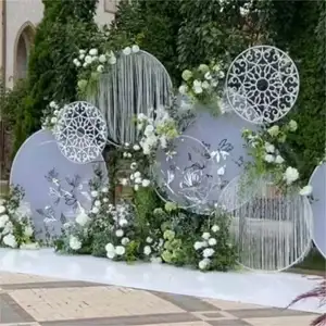 Customized Wedding Backdrop Arch Frame Modern Style Wedding Metal Arches Sparkling Metal Arches Stand For Wedding