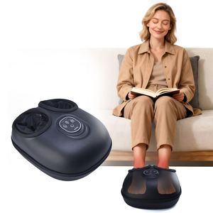 Máquina de Masaje de Pies por Compresión de Aire, Masajeador de Pies Shiatsu con Calor, Terapia de Amasamiento Profundo, Elegible para FSA HSA, Negro - Product Image 1