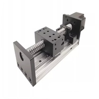 Table coulissante silencieuse Module en alliage d'aluminium Double voie haute température BGX80 Plate-forme de levage linéaire à vis à billes Raccords XYZ
