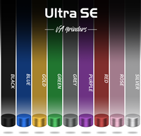 Vente chaude gratuit OEM personnalisé Commercial 62MM compteur manuel en aluminium 3 pièces Ultra SE broyeur d'herbes pour accessoires de fumer