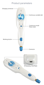 Handheld Fibroblast Pen Pore Cleaning Tool for Tag Mole Ance Wrinkle Dark Spots Remover - Product Image 1