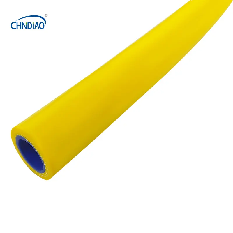 Manguera de goma de conducto de aire y agua flexible de tubo de silicona largo de medidor recto automático para coche