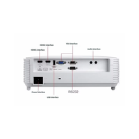 Projecteur Optoma EH412ST 4000 Lumens à courte focale 1080P 4K HDR 3D pour les entreprises et l'éducation