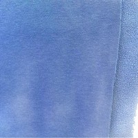 Tejido de punto de vellón cepillado suave y cálido, gamuza lijada elástica y transpirable para ropa de descanso, ropa deportiva y joggers 43/44 pulgadas