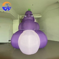 Modèle de raisin gonflable personnalisé, thème fruit, pour publicité, promotion, activité, décoration, accessoires, raisin gonflable
