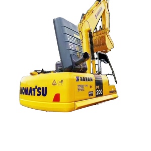 รถขุดมือสอง Komatsu PC200 20 ตัน ได้รับการรับรองมาตรฐาน CE จากญี่ปุ่น พร้อมเครื่องยนต์ Cummins และชุดเกียร์ พร้อมอุปกรณ์เสริม Thumb Attachment - Product Image 1