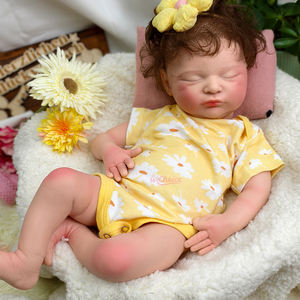 Voll silikon Körper Reborn Baby Doll 20 ZOLL Silikon Neugeborenes Baby Mit Haar Reborn Dolls Silikon Neugeborenes Baby Weiblich - Product Image 1