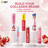 Compléments alimentaires effervescents au collagène et au glutathion, fabrication GMP, OEM, soins de la peau, marque privée