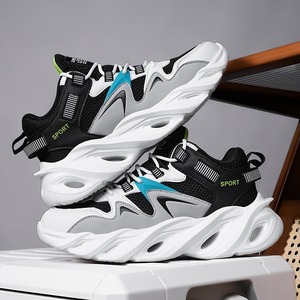 รองเท้ากีฬาหัวเหล็กน้ำหนักเบาใส่สบาย ป้องกันการเจาะทะลุ เหมาะสำหรับงานก่อสร้าง - Product Image 5