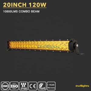 Barre lumineuse LED double rangée, 36w, 120w, 180w, 240w, Combo ambre blanc, vente en gros - Product Image 3