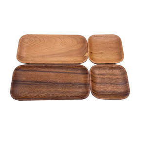 Solid Wood Rectangular <b>Tray</b> 125x125mm And 250x167mm For Serving <b>Tea</b> Or Candy - Product Image 4