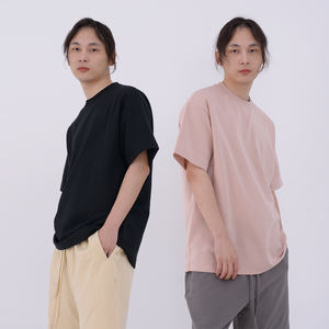 Camiseta de manga corta para hombre YQ, estilo deportivo, de punto, de alta calidad, de secado rápido, corte regular, holgada, fresca, con aguja estrecha, estilo hip hop - Product Image 2