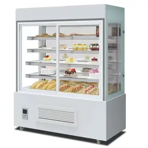 Commercial Bakery Showcase Cake Display With Cooling Function