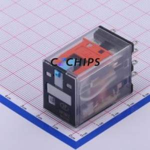 HF18FZ/24-2Z233 Power Relay Through hole,21.5x28mm Relay 24V 2 Changeover: 2C (DPDT-Changeover)::: 8 7A-220VAC/7A-24VDC - Product Image 2