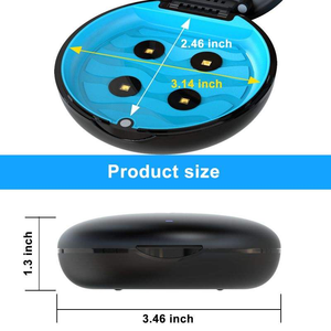 Scatola Portatile per Apparecchi Ortodontici con Specchio e Sterilizzatore UV, Custodia per Dentiere con Guscio in ABS, Certificata CE ISO, Modello UV1 - Product Image 2