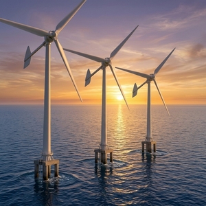 Générateur éolien horizontal 200 kW 400 V avec 3 pales et un diamètre de rotor de 22 m, système connecté au réseau Horizontal-200KW 200 kW Générateur éolien horizontal - Product Image 3