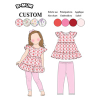 Robe d'été pour filles, imprimé fruits, volants, confortable et légère, vêtements pour enfants, collection printemps, fournisseur boutique