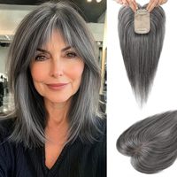 Extensions capillaires européennes et américaines pour le commerce extérieur, couvrant les cheveux fins, gris, brillants, doux, volumineux, anti-emmêlement, aspect naturel