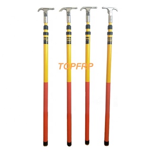 FRP Insulated Adjustable Fiberglass Telescopic Hot Sticks - Product Image 2