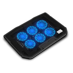 <span class=keywords><strong>Refroidisseur</strong></span> d'ordinateur <span class=keywords><strong>portable</strong></span> en aluminium de haute qualité avec 6 ventilateurs, pour ordinateur <span class=keywords><strong>portable</strong></span> de 12 à 16 <span class=keywords><strong>pouces</strong></span>, avec LED - Product Image 5