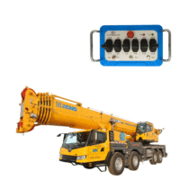 Télécommande sans fil 12V de haute qualité pour voiture RC, contrôle numérique CAN, 6 joysticks, signal excellent pour camion-grue