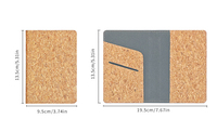 Dompet Perjalanan ECO Cork untuk Perjalanan, Penutup Paspor Cork Alami untuk Promosi Bisnis, Hadiah, Logo Kustom, Nama Merek Perusahaan