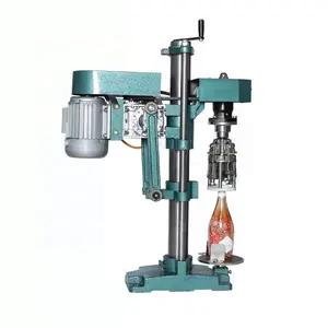 Semi Automatic Vial Glass Bottle Jar Screw Bottle Manual Pilfer Proof Capping Machine Threaded Lid Bottle Capping Machine